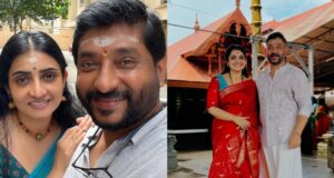 serial-actress-sujithaa-wedding-aniversary-celibrated-inguruvaiyur