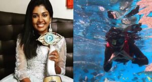 bb2-tittle-winner-rithvikaa-swim-with-shark-in-maaltheev